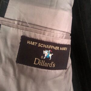 Hart Schaffner Marx Gray Blazer pin stripe 48 regular